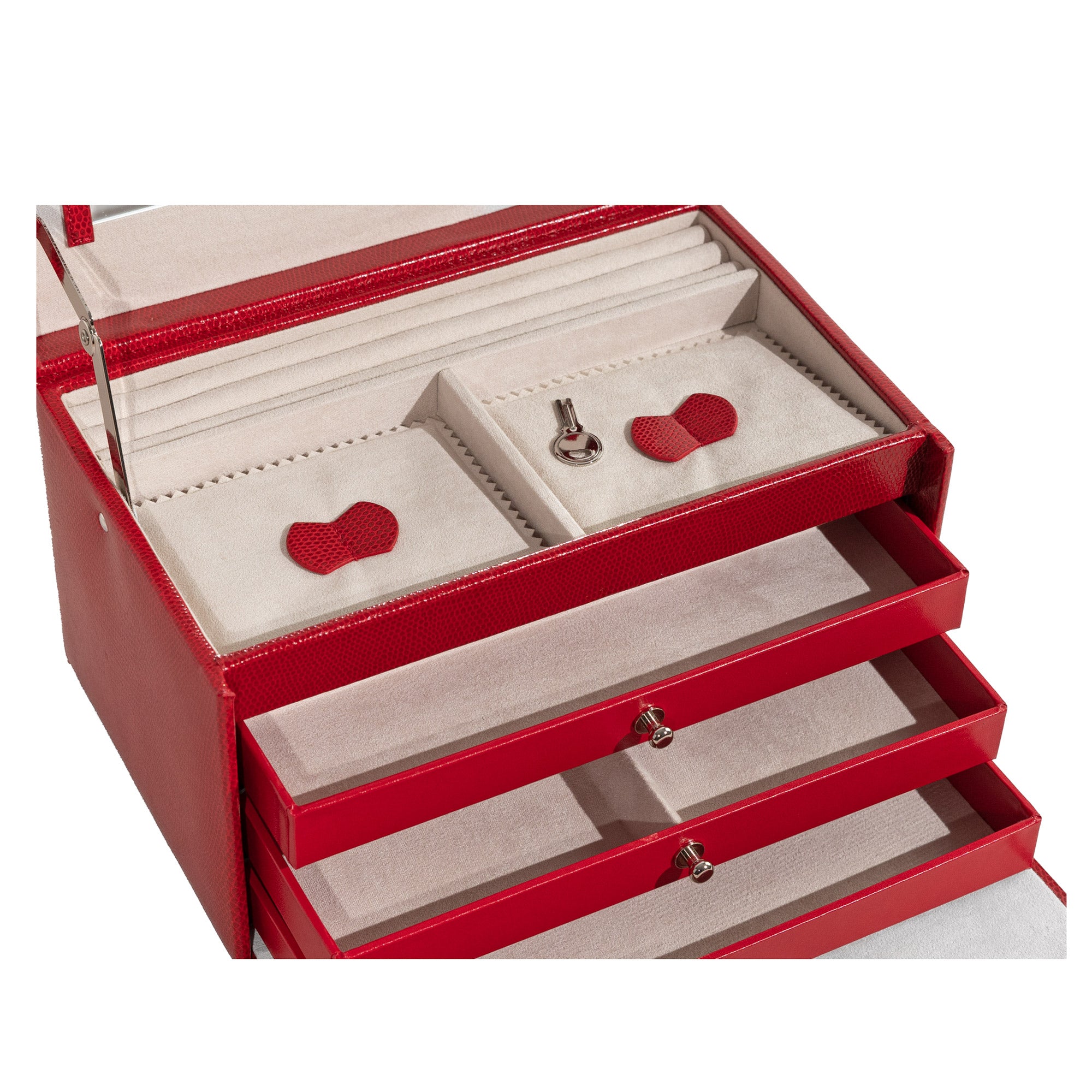 Coffret à Bijoux Chic - Rouge