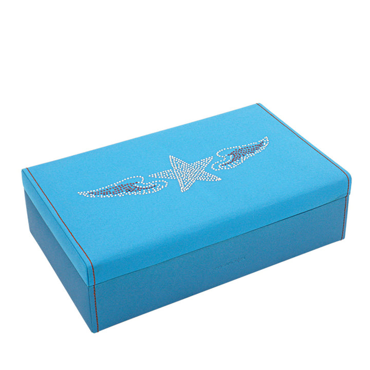 Boîte à Bijoux Bleu Ciel