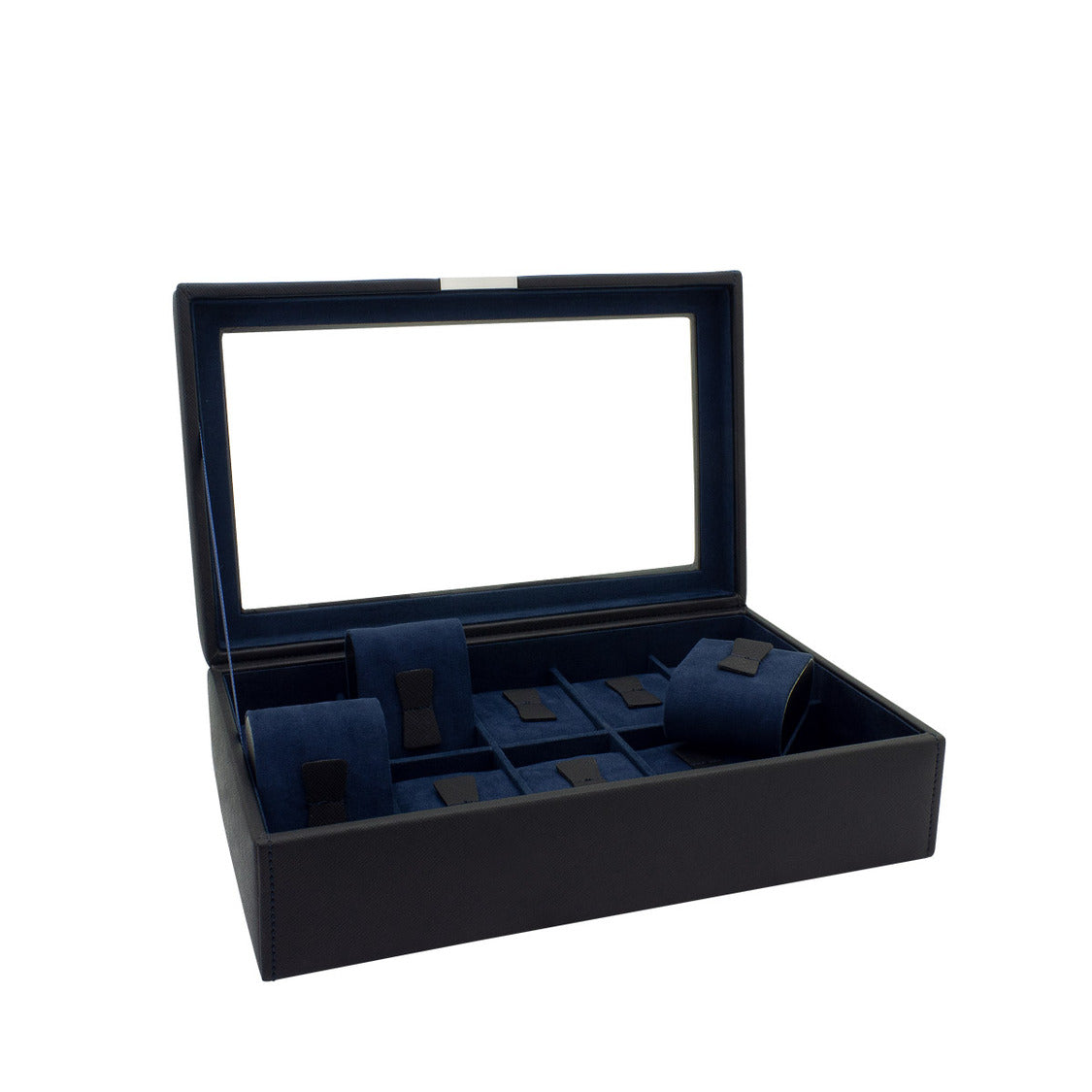 Coffret pour 10 Montres Design Bleu Marine