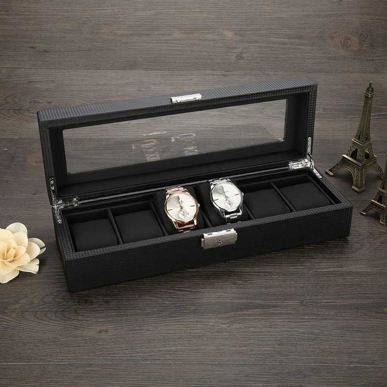 Coffret à Montre en Carbone - Royaume de la Boîte