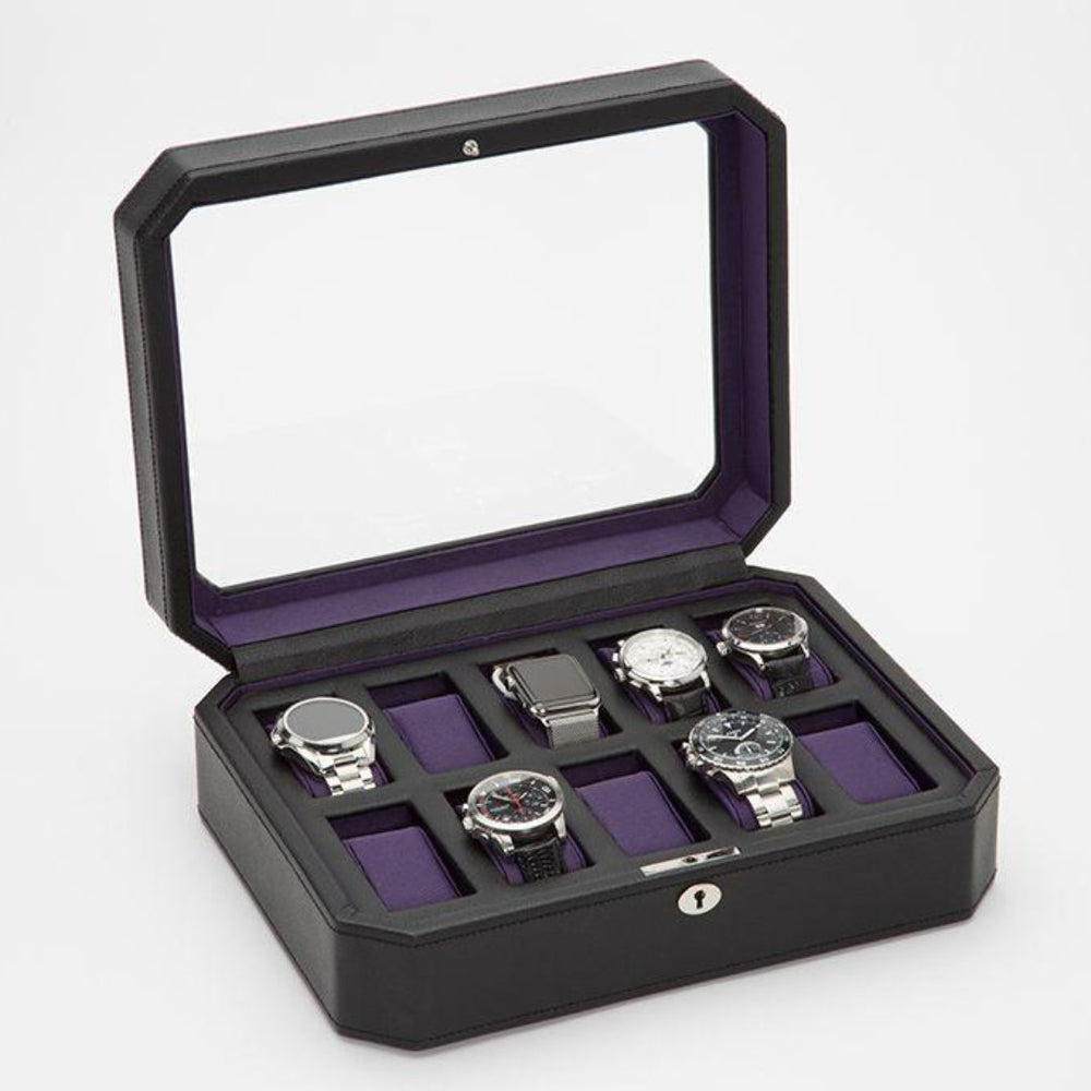 Grand Coffret à Montre Violet - Royaume de la Boîte